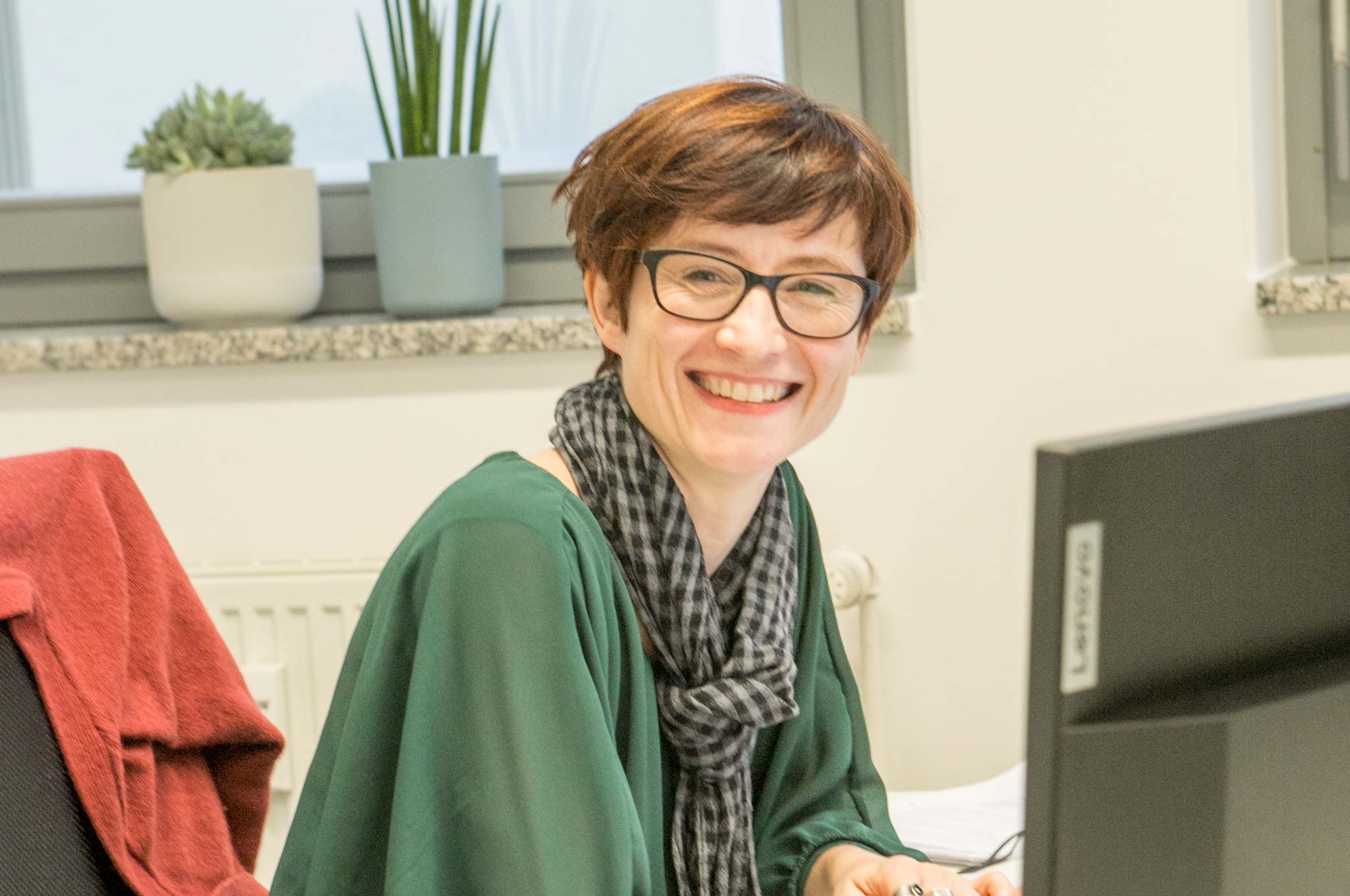 Andrea Lenz ist bei cargo support Projektleiterin für Kommunikation und E-Learning