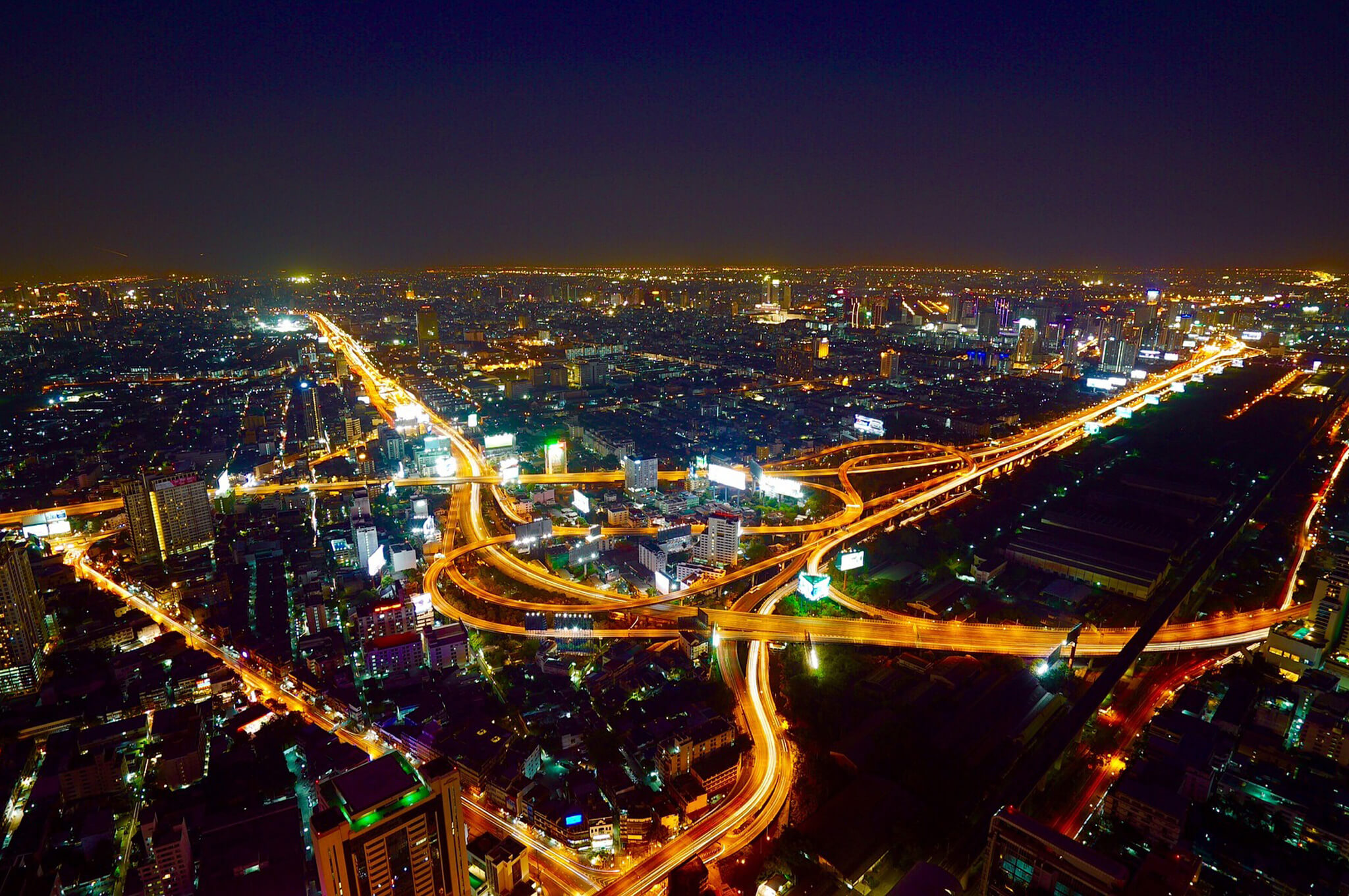 Bangkok aus der Luft. Bild von Pexels auf Pixabay