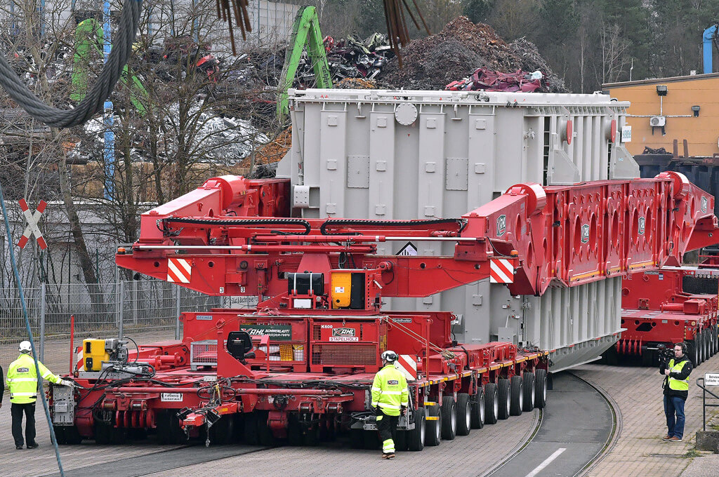 Kahl Schwertransport Kesselbrücke